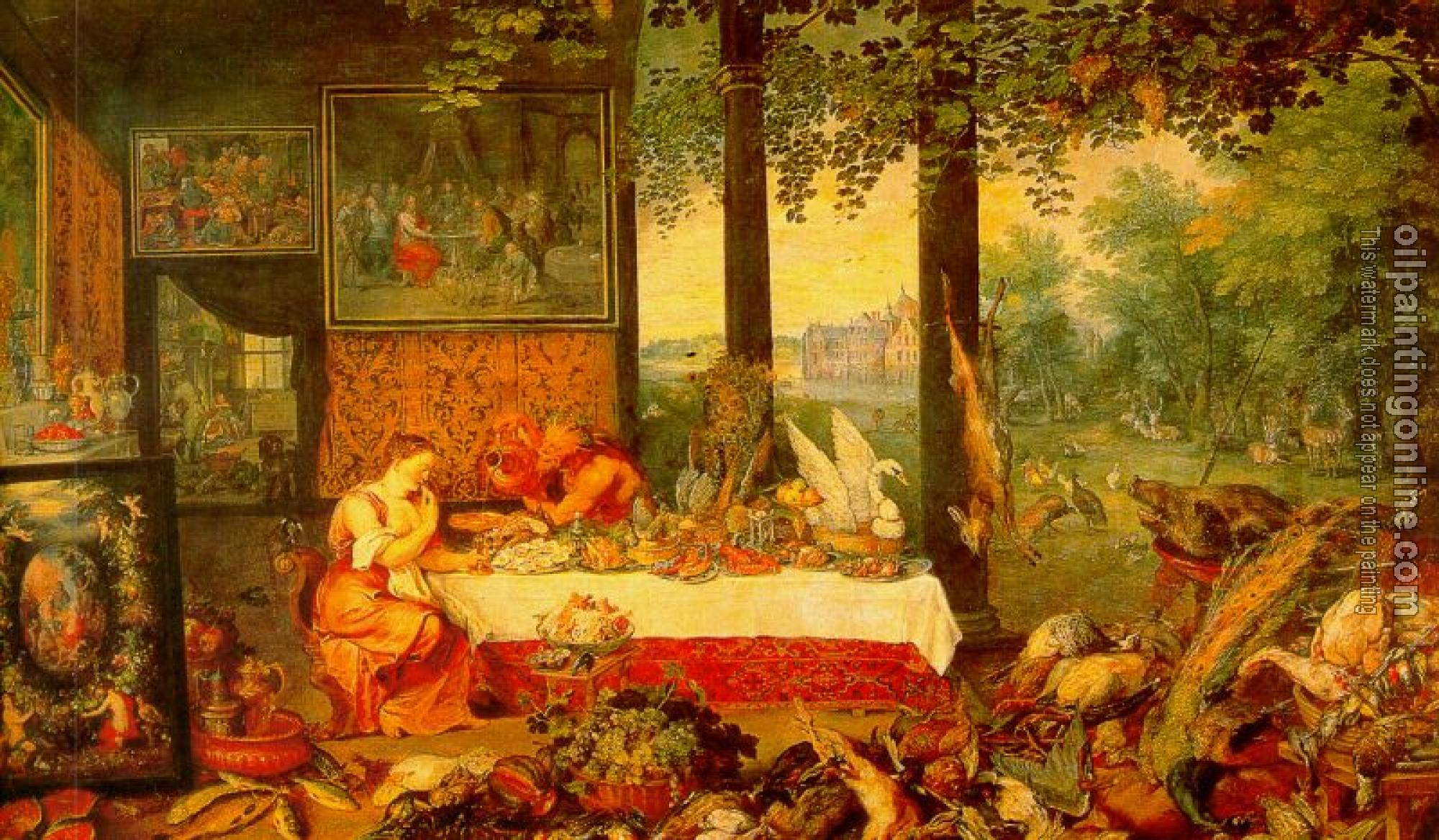 Brueghel, Jan the Elder - The Sense of Taste